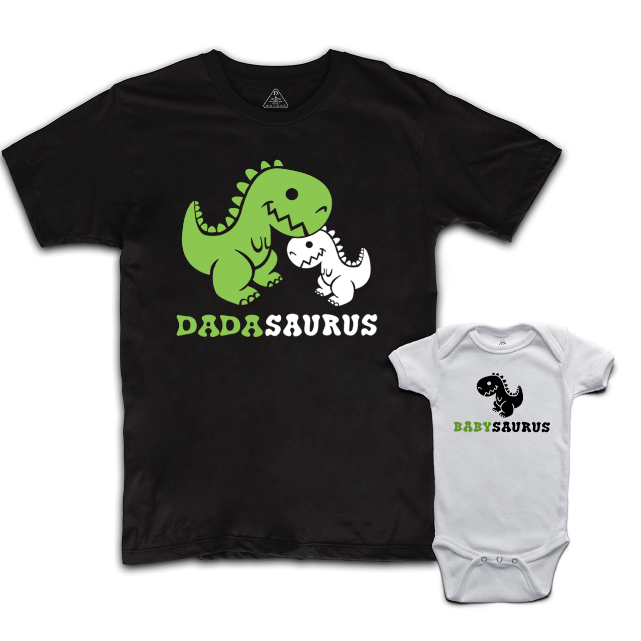 Cartoon Dinosaur Dad&Me Matching Shirts