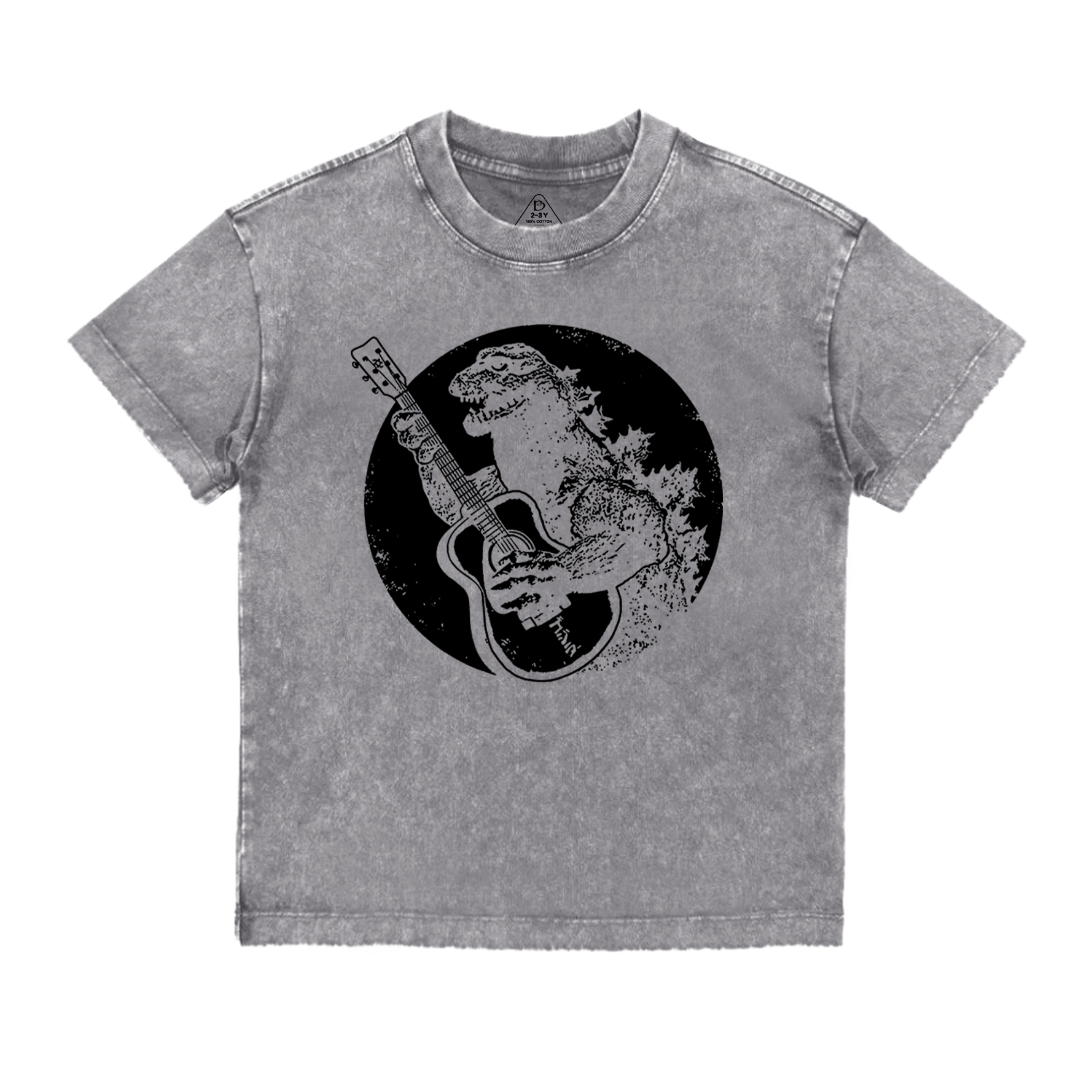  Funny Vintage Guitar Toddler&Kids Washed Tees           Sale-Beepumpkin™
