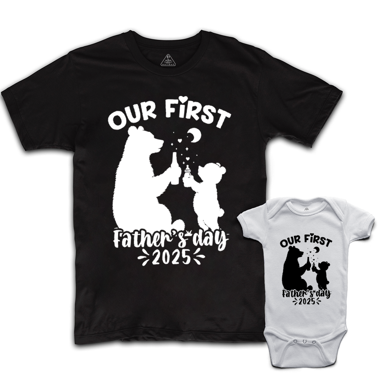 Our First Father's Day Dad&Me Matching Shirts