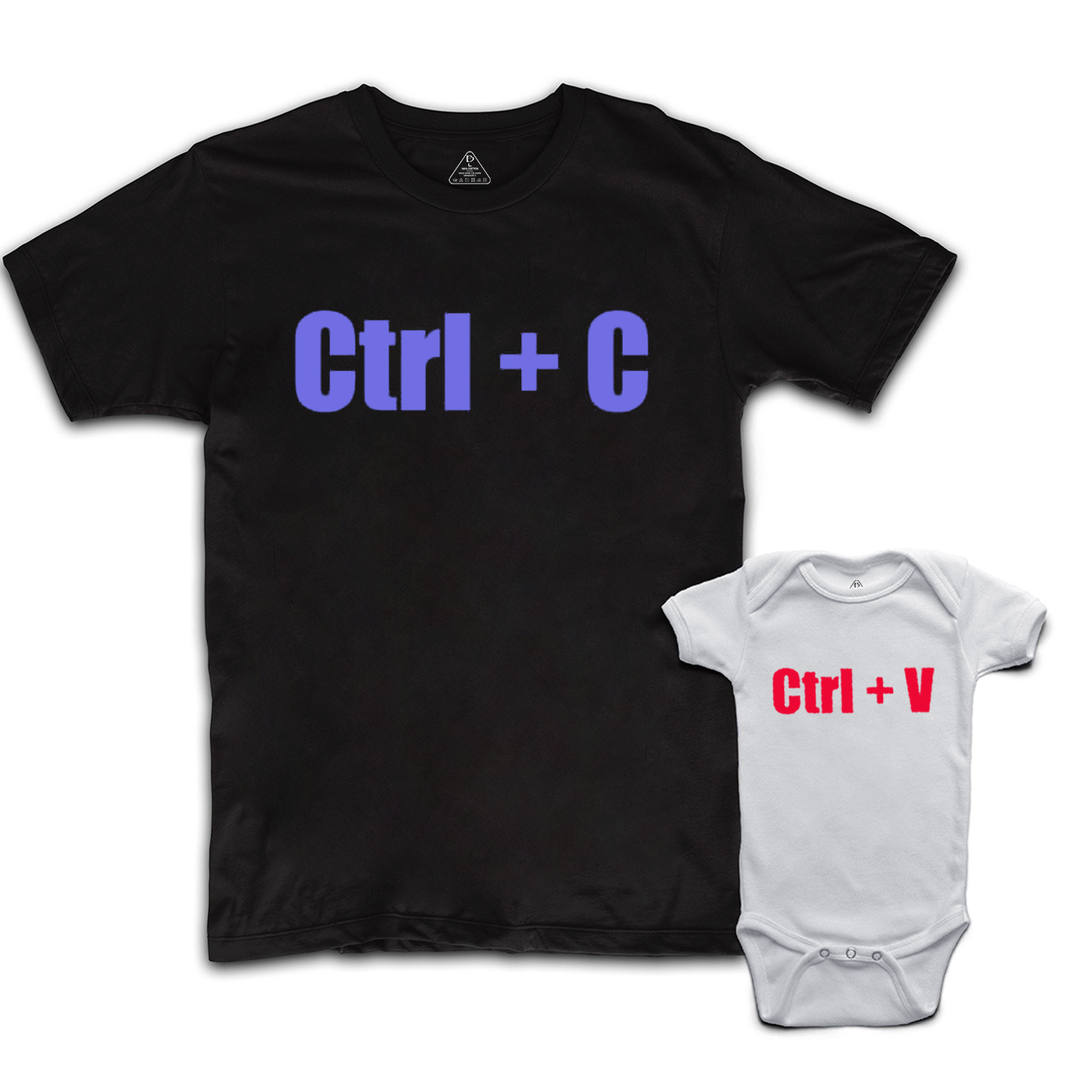 Personalized Ctrl C And Ctrl V Dad&Me Matching Shirts