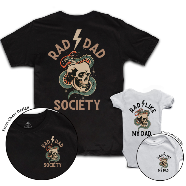 Rad Dad Society Dad&Me Matching Shirts