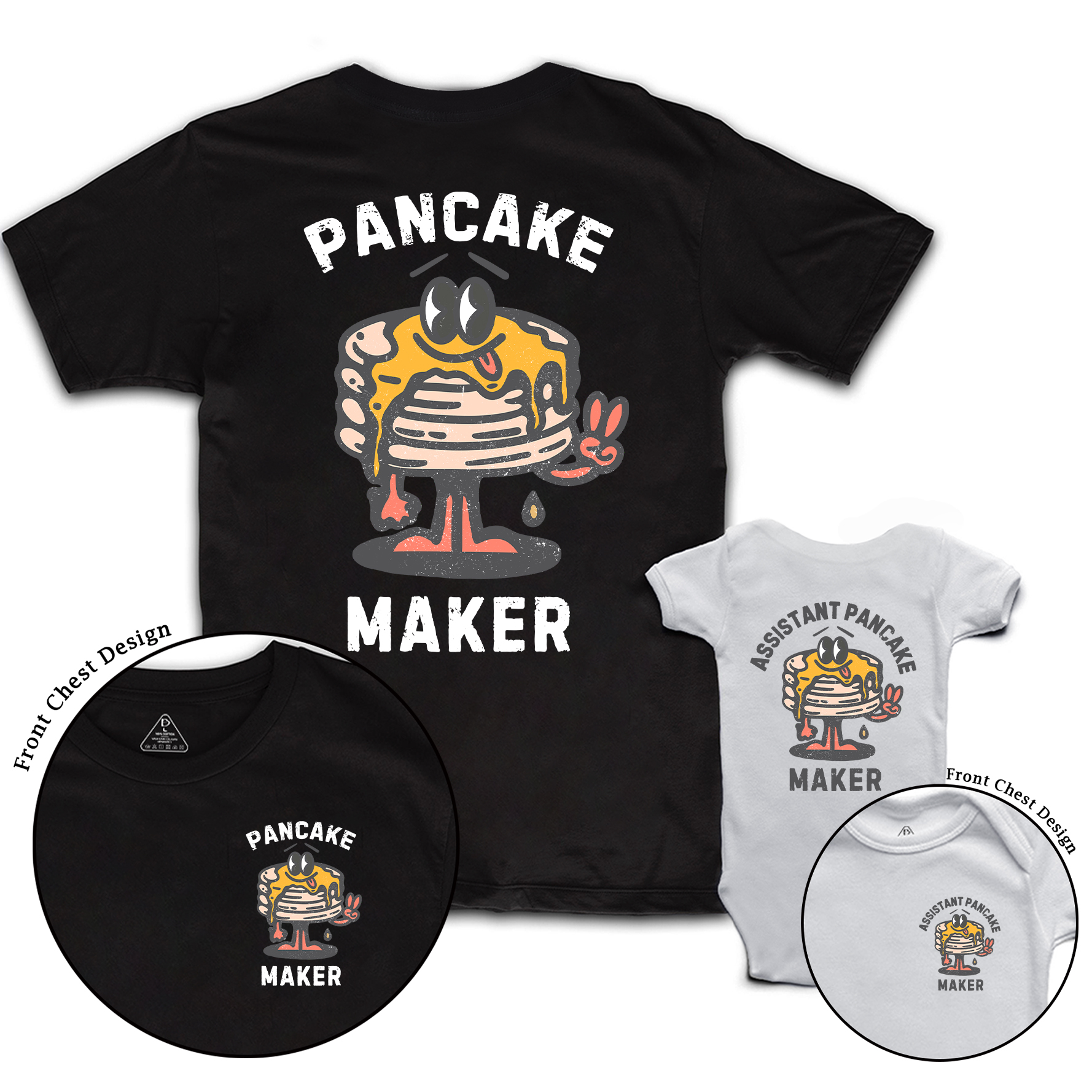 Pancake Brunch Dad&Me Matching Shirts