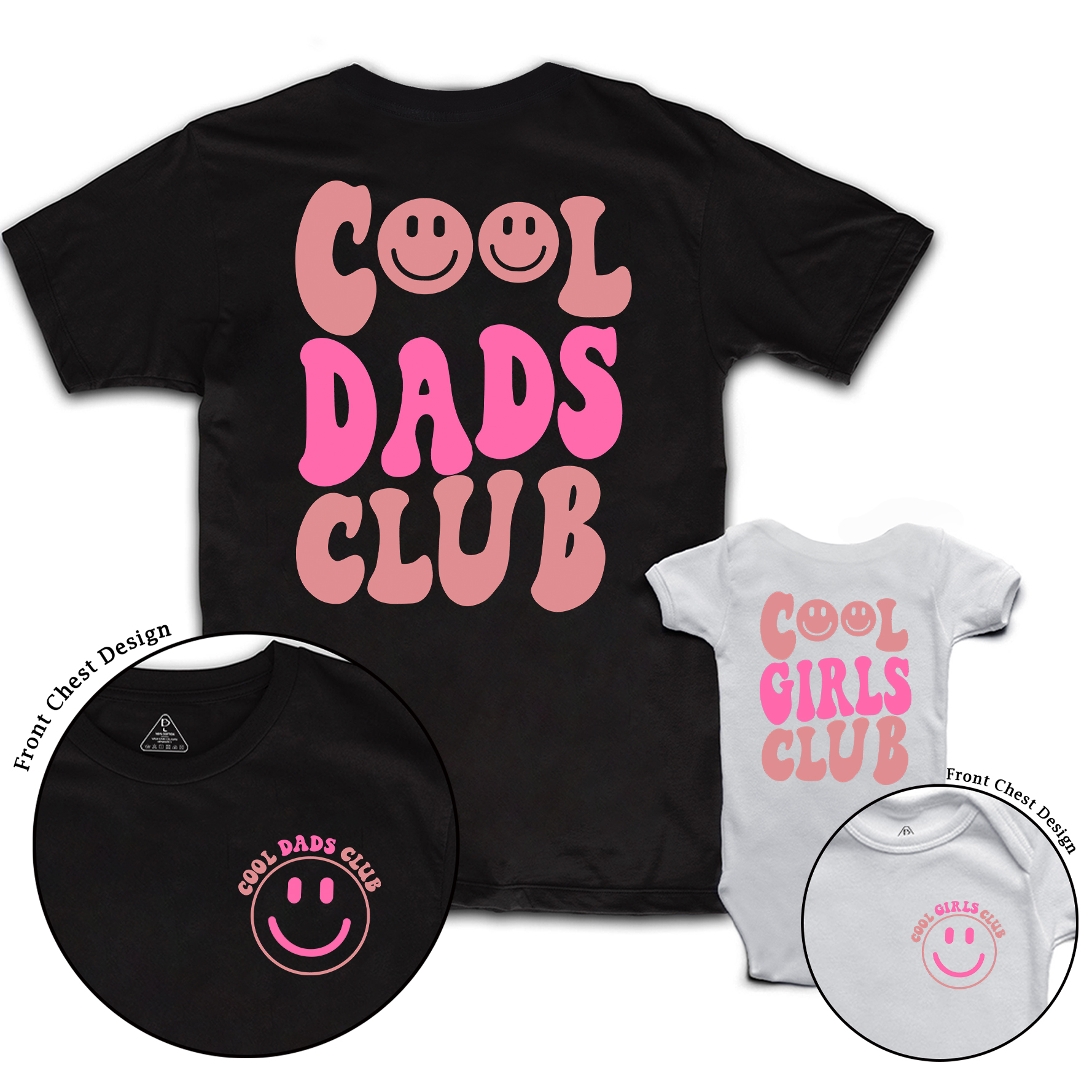 Cool Girls Club Dad&Me Matching Shirts