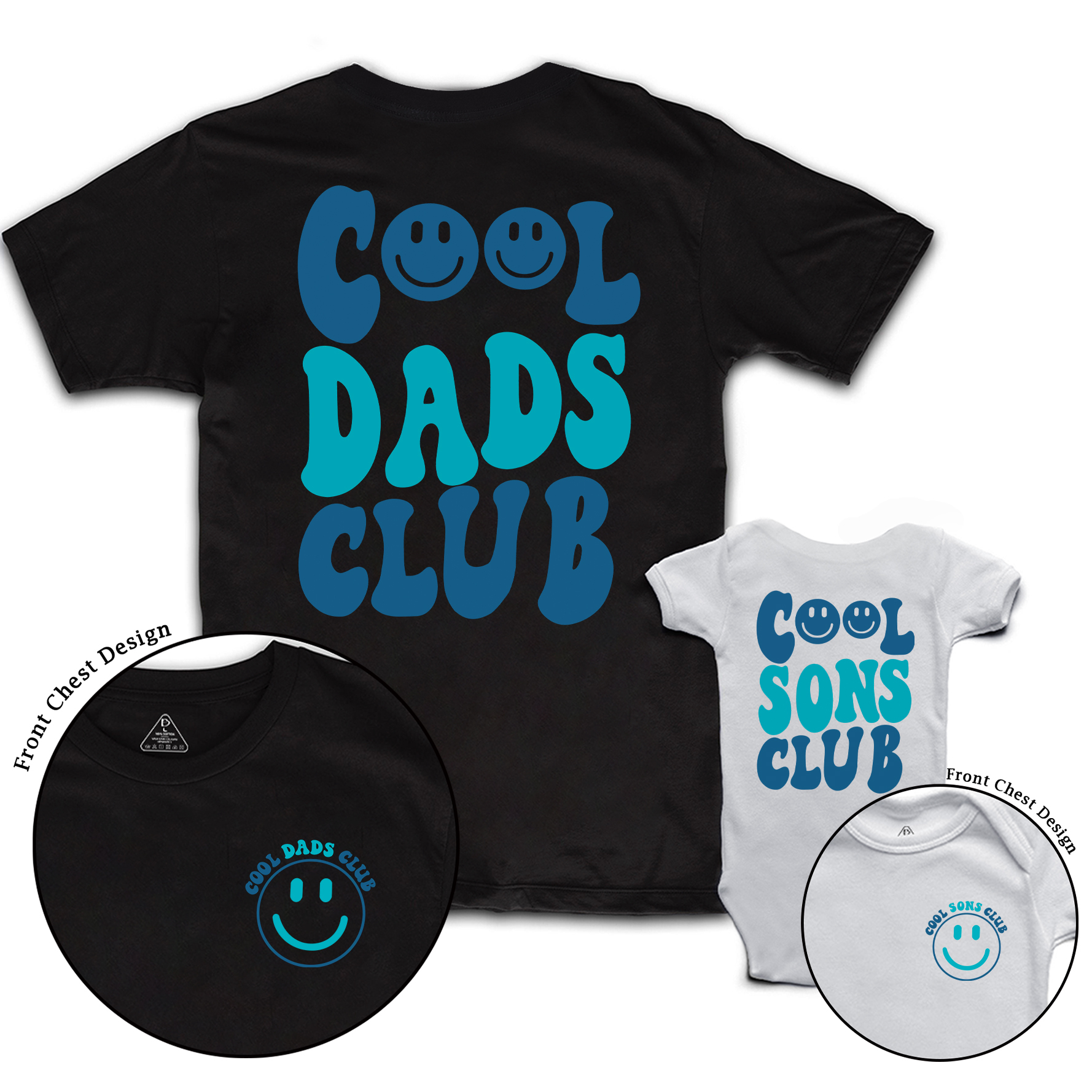 Cool Sons Club Dad&Me Matching Shirts