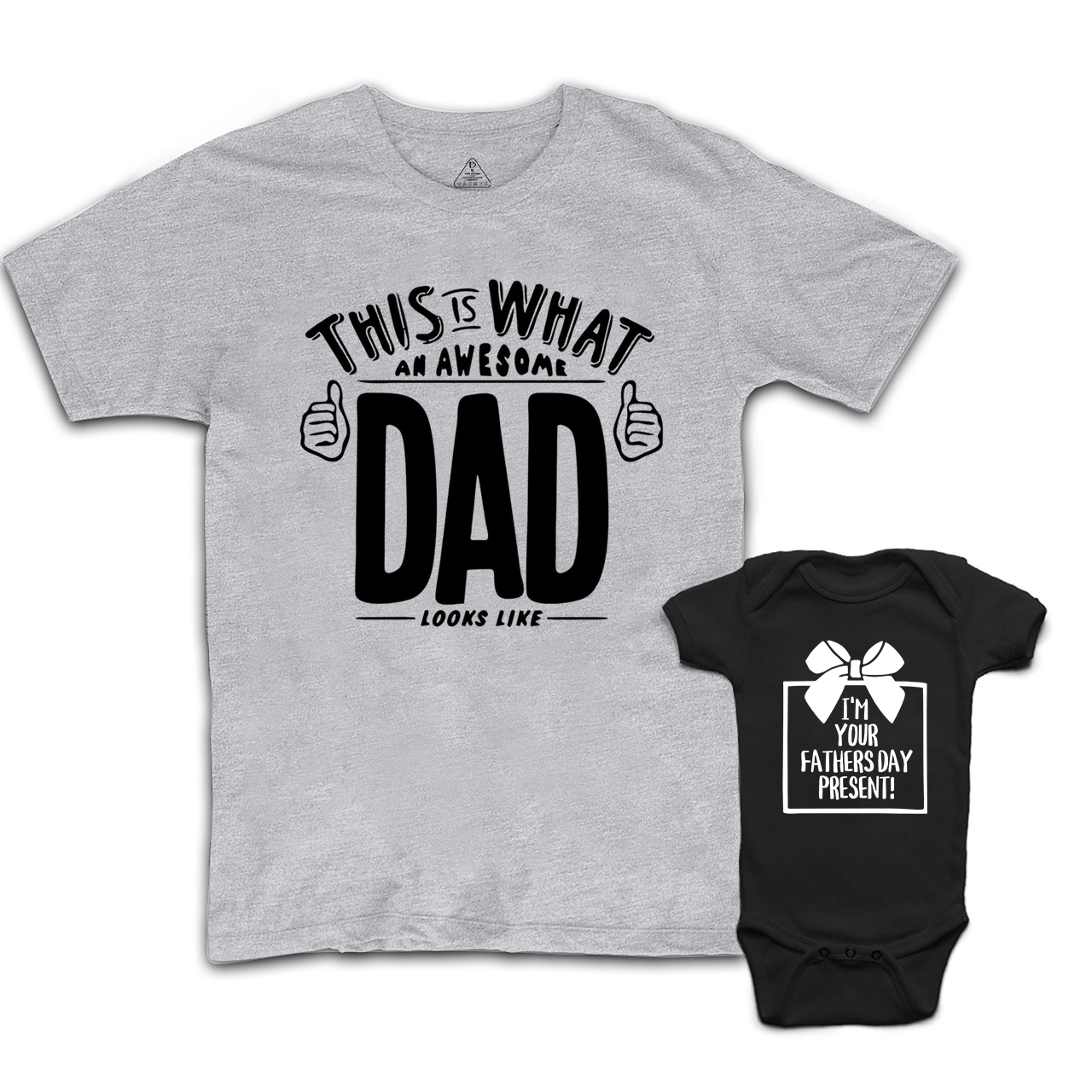 Father's Day Present Of Awesome Dad&Me Matching T-Shirts