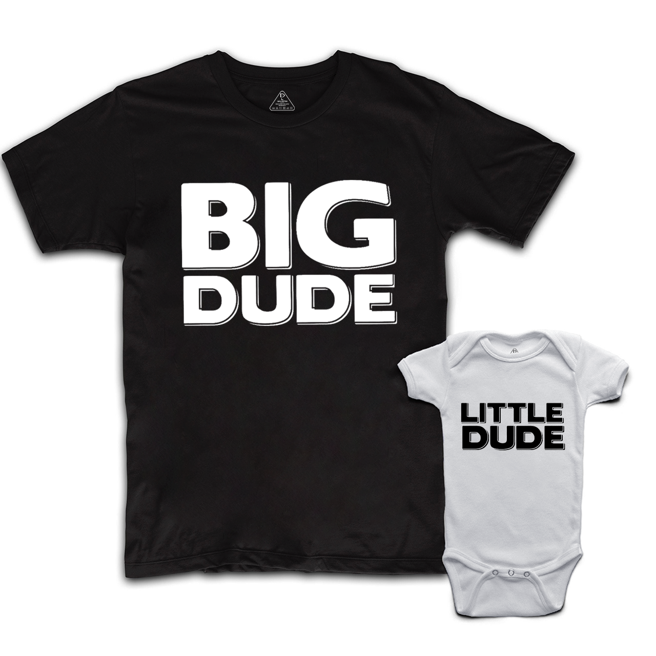Big Dude Little Dude Dad&Me Matching T-Shirts