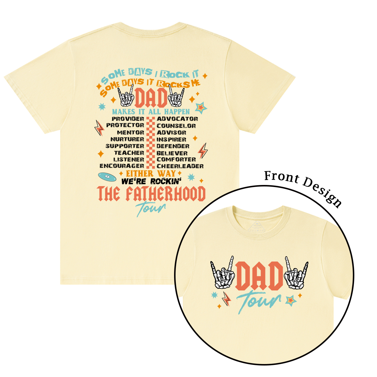 Fatherhood Tour Dad T-shirt