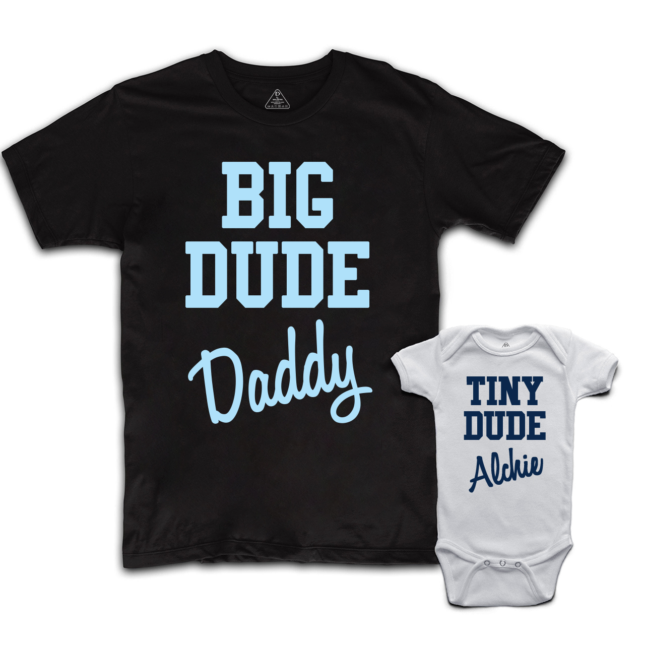 Personalized Dad And Child Dude Matching Shirts