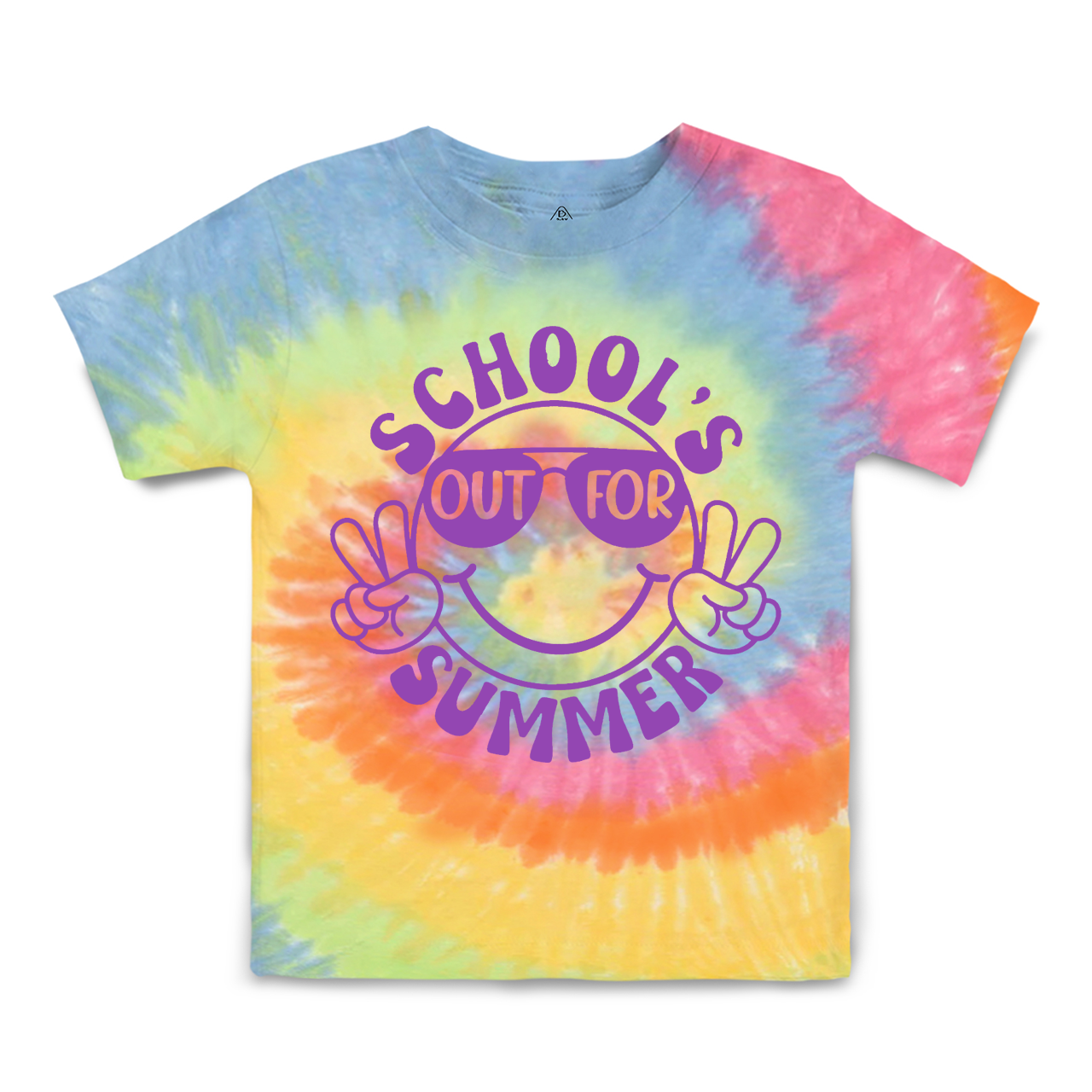 School's Out For Summer Toddler&Kids Tie Dye Tees