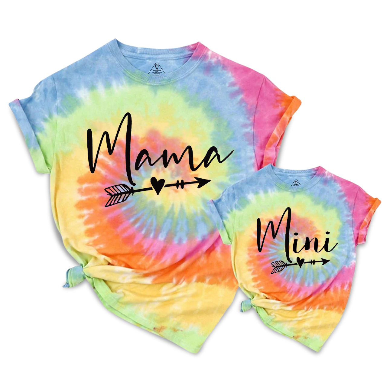 Mommy And Me Tie Dye Matching Tees
