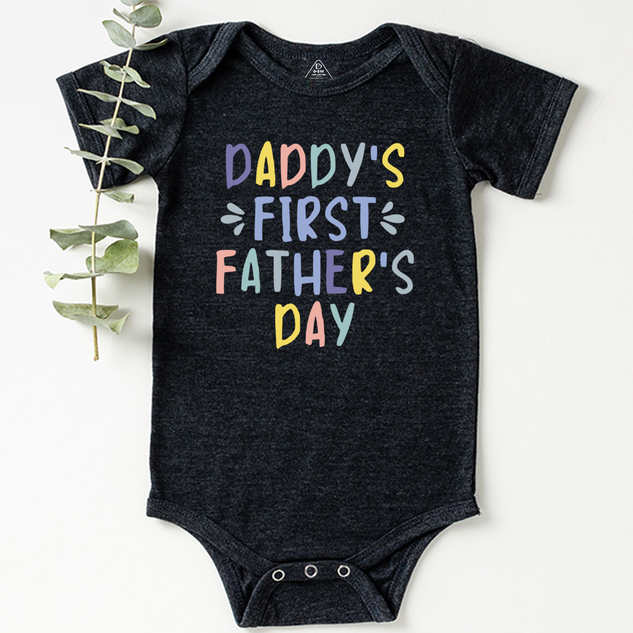 Daddy's First Father's Day Bodysuit Beepumpkin