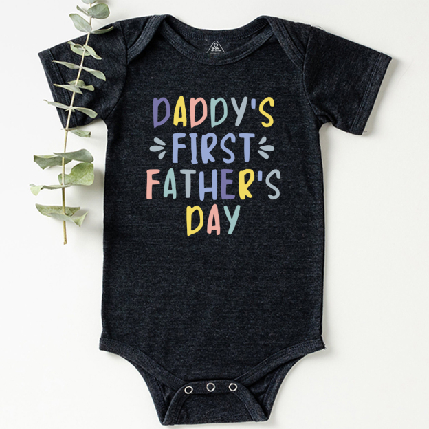 Daddy's First Father's Day Bodysuit Beepumpkin