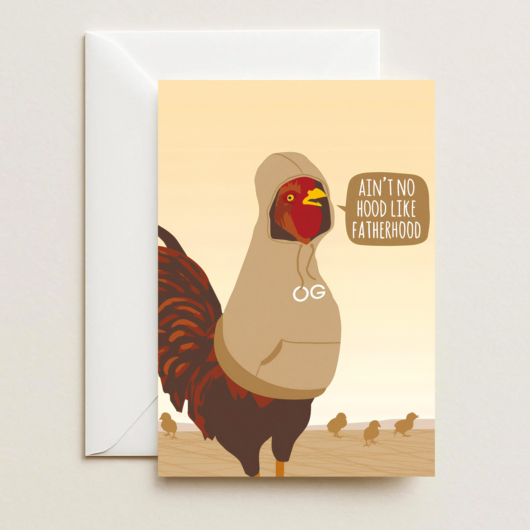 Ain’t no Hood Like Fatherhood Father's Day Card