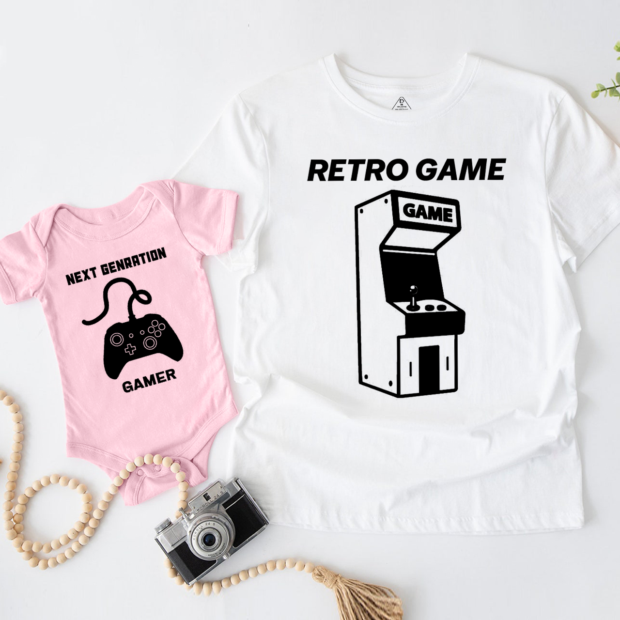 Personalized Dad&Me Gamer Matching Shirts