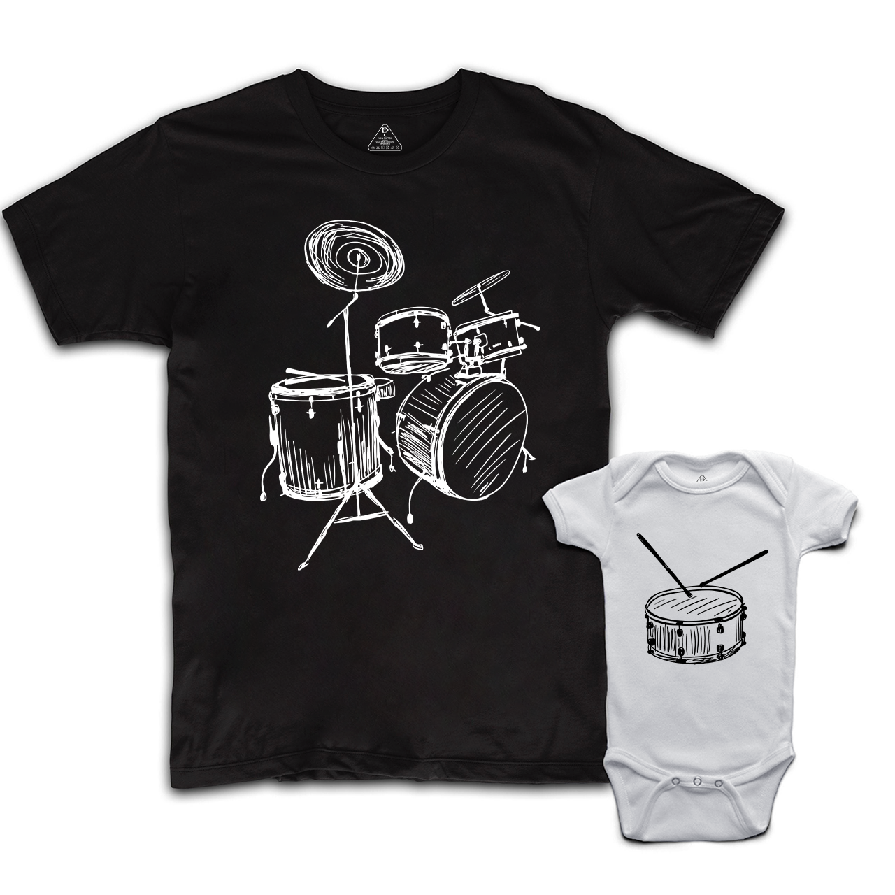 Drums & Drum Matching Dad and me Shirt