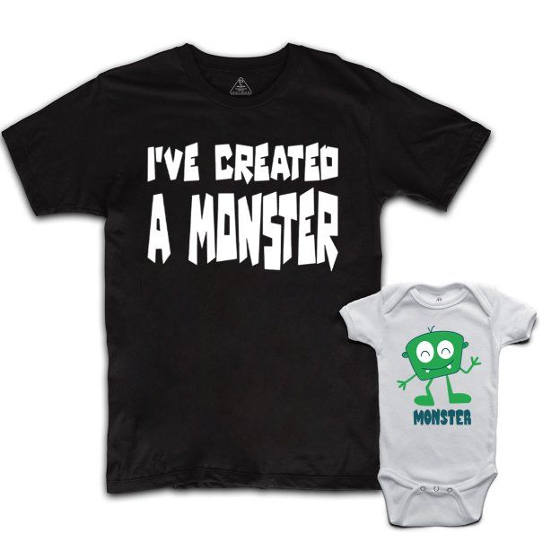 I've Created A Monster Dad&Me Matching Shirts