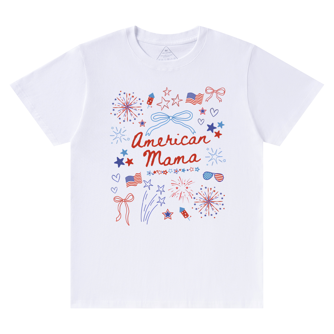 Comfort Colors 4th Of July Mama T-Shirts