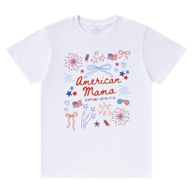 Comfort Colors 4th Of July Mama T-Shirts