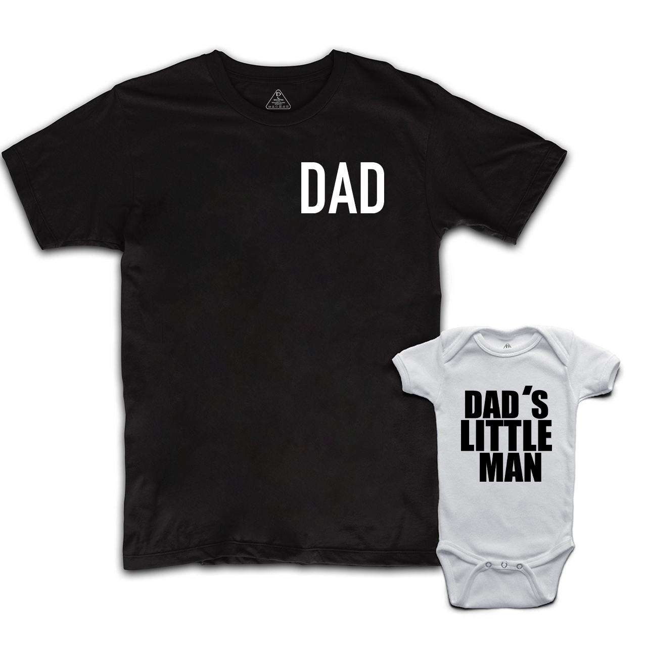 Dad&Dad's Little Man Matching Shirts