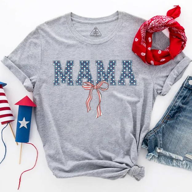 Coquette 4th of July Mama T-Shirts