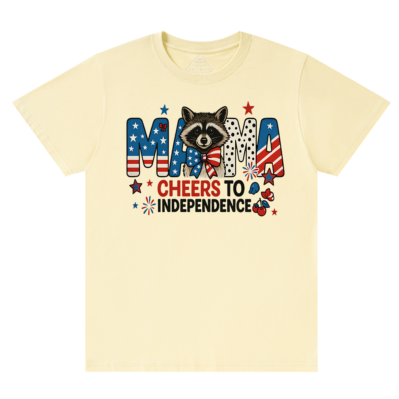 Patriotic Raccoon Mama T-Shirts
