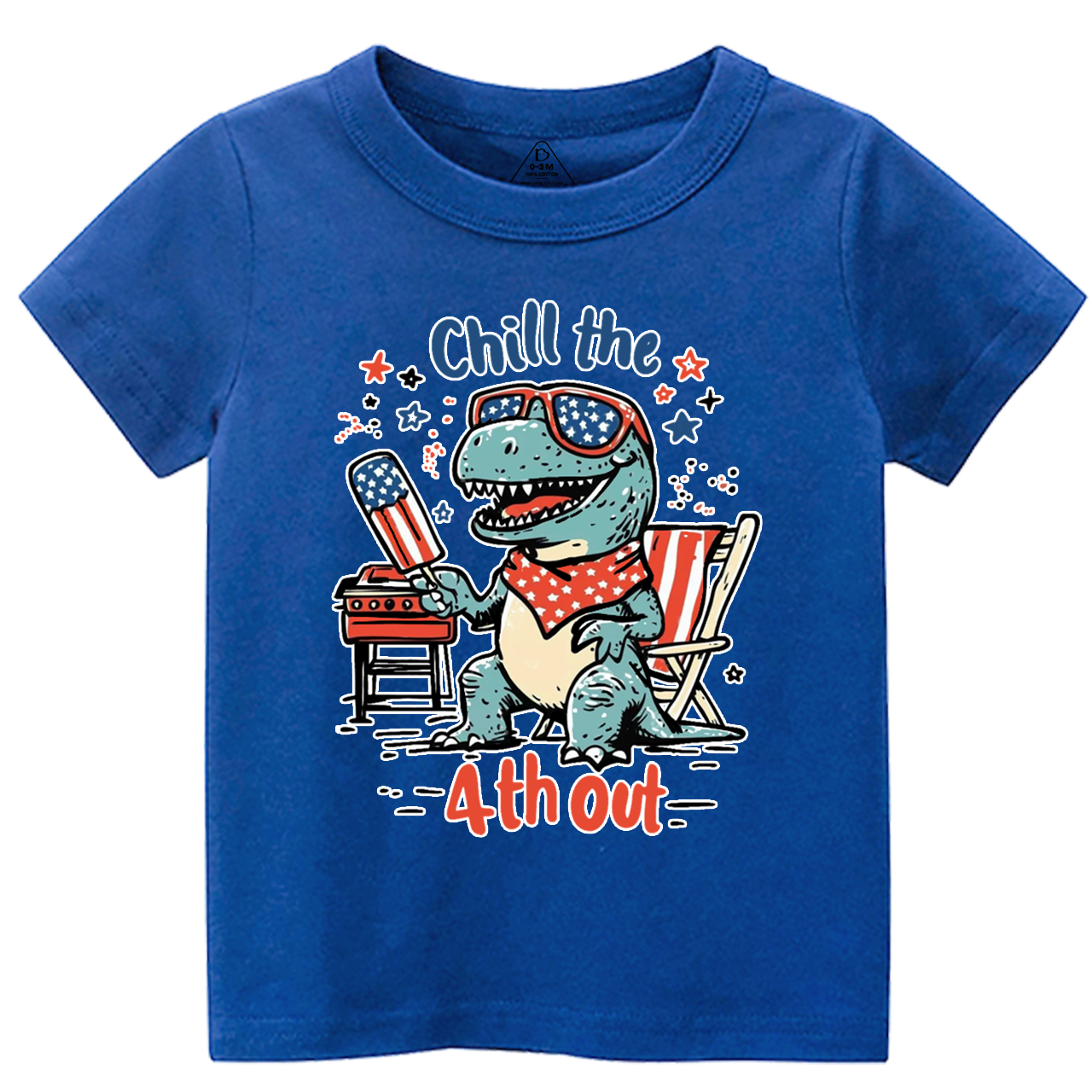 Chill The 4th Out Toddler&Kid's Tees Beepumpkin 