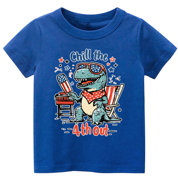 Chill The 4th Out Toddler&Kid's Tees Beepumpkin 