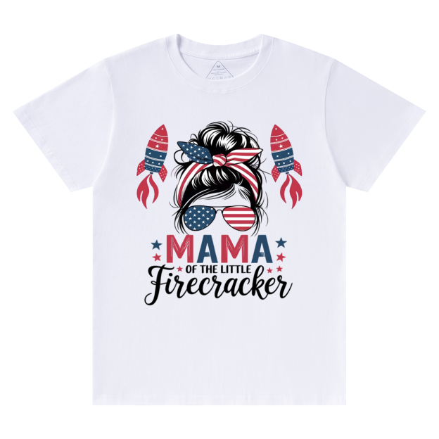 Little Firecracker 4th Of July Mama T-Shirts