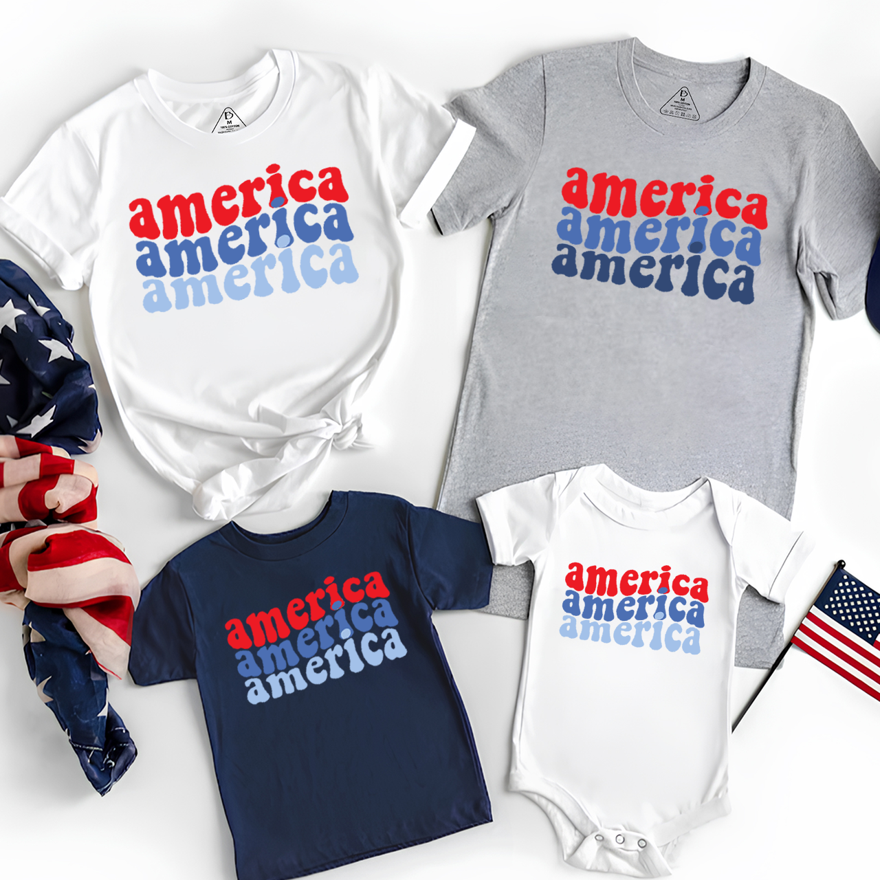 4th Of July Family Matching Shirts