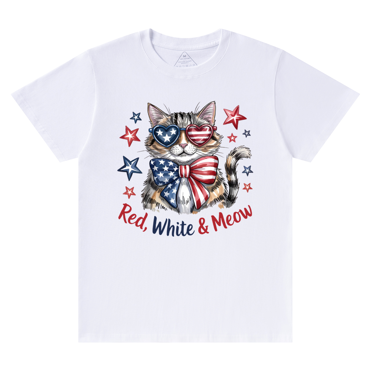 Patriotic Cat Mama T-Shirts