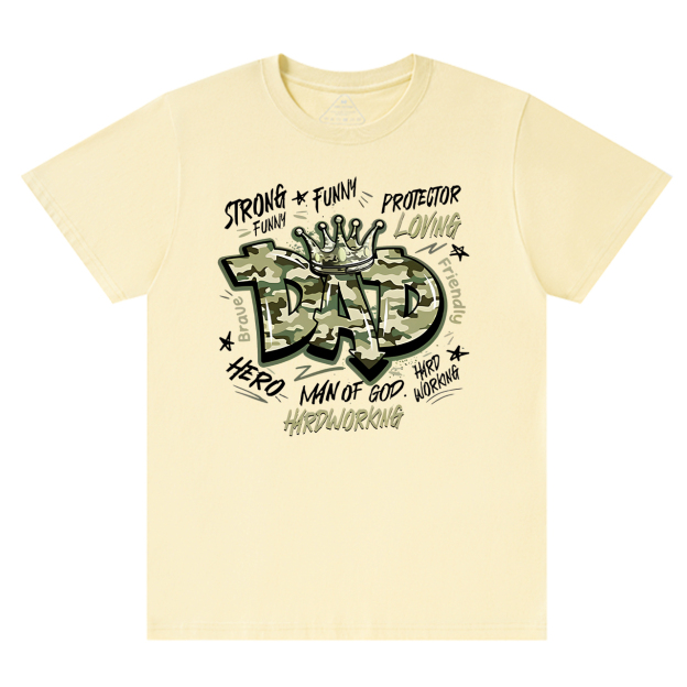 Camouflage Dad T-shirt