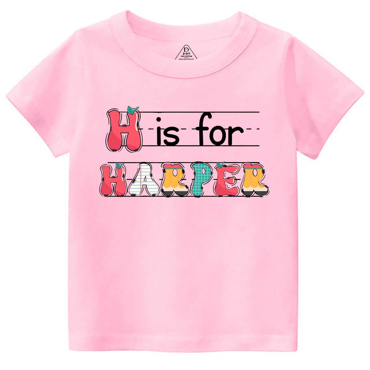 Personalized Kids Name Back To School Toddler&Kids Tees