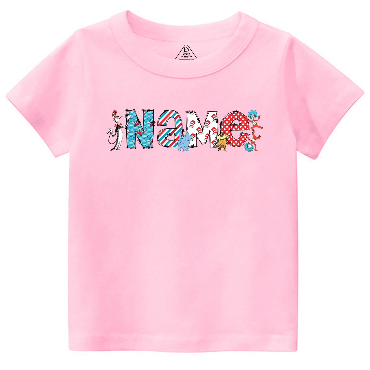 Personalized Name Reading Day Toddler&Kids Tees