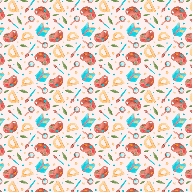 Watercolor Paint All Over Print Kids Dress