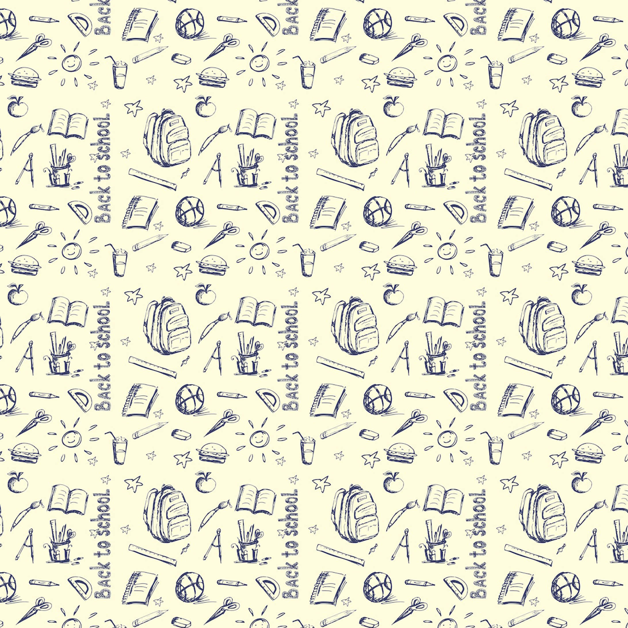 Back To School All Over Print Kids Tees