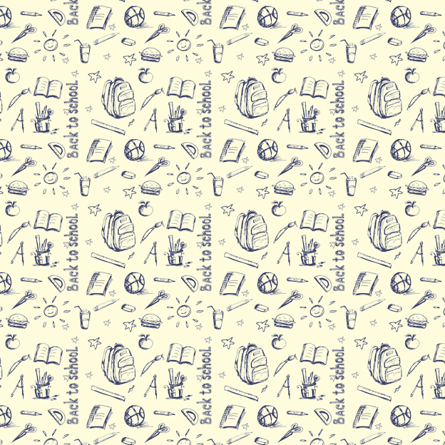 Back To School All Over Print Kids Tees