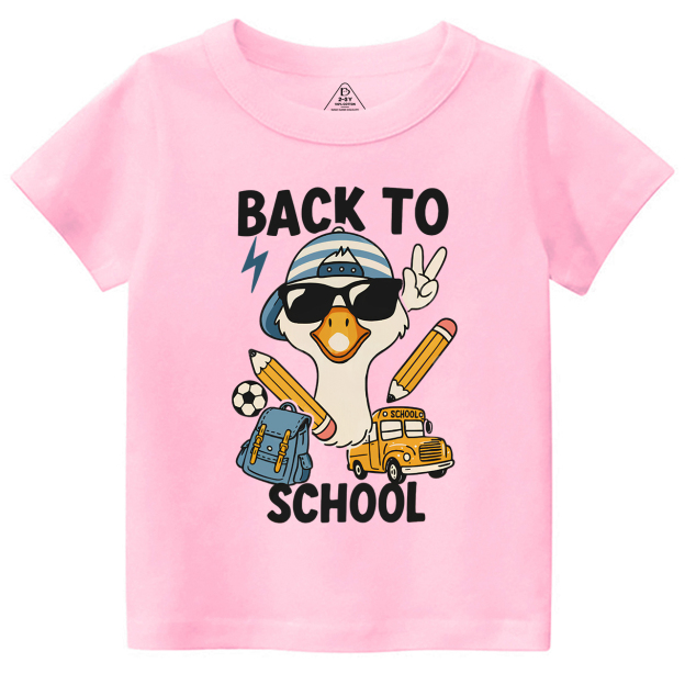 Back To School Goose Toddler&Kid's Tees Beepumpkin