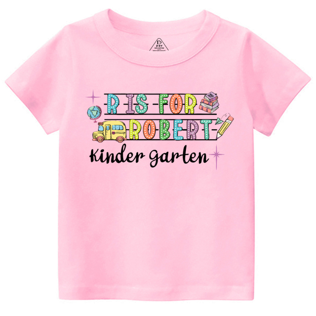 Personalized Alphabet Back To School Toddler&Kid's Tees Beepumpkin