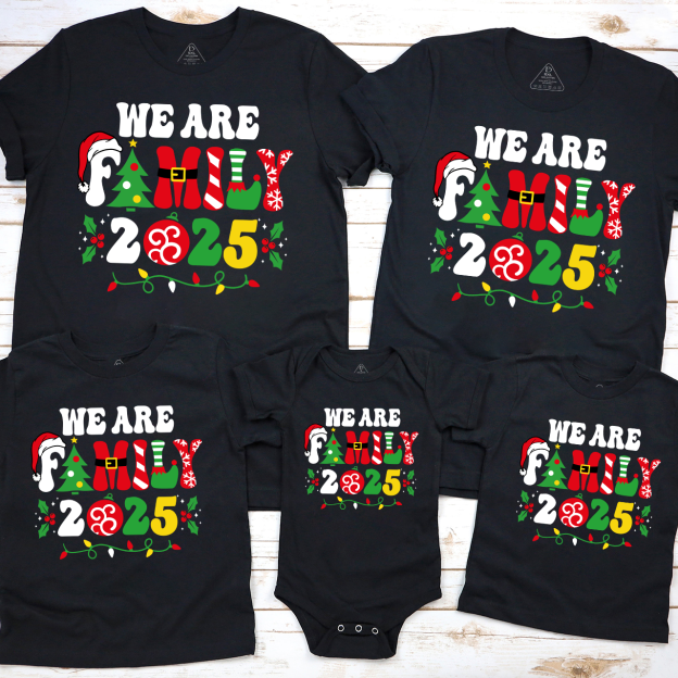 We Are Family Christmas Matching Shirts Beepumpkin