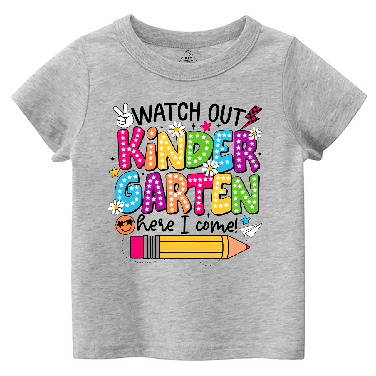 Personalized Watch Out Kindergarten Here I Come Toddler&Kid's Tees Beepumpkin
