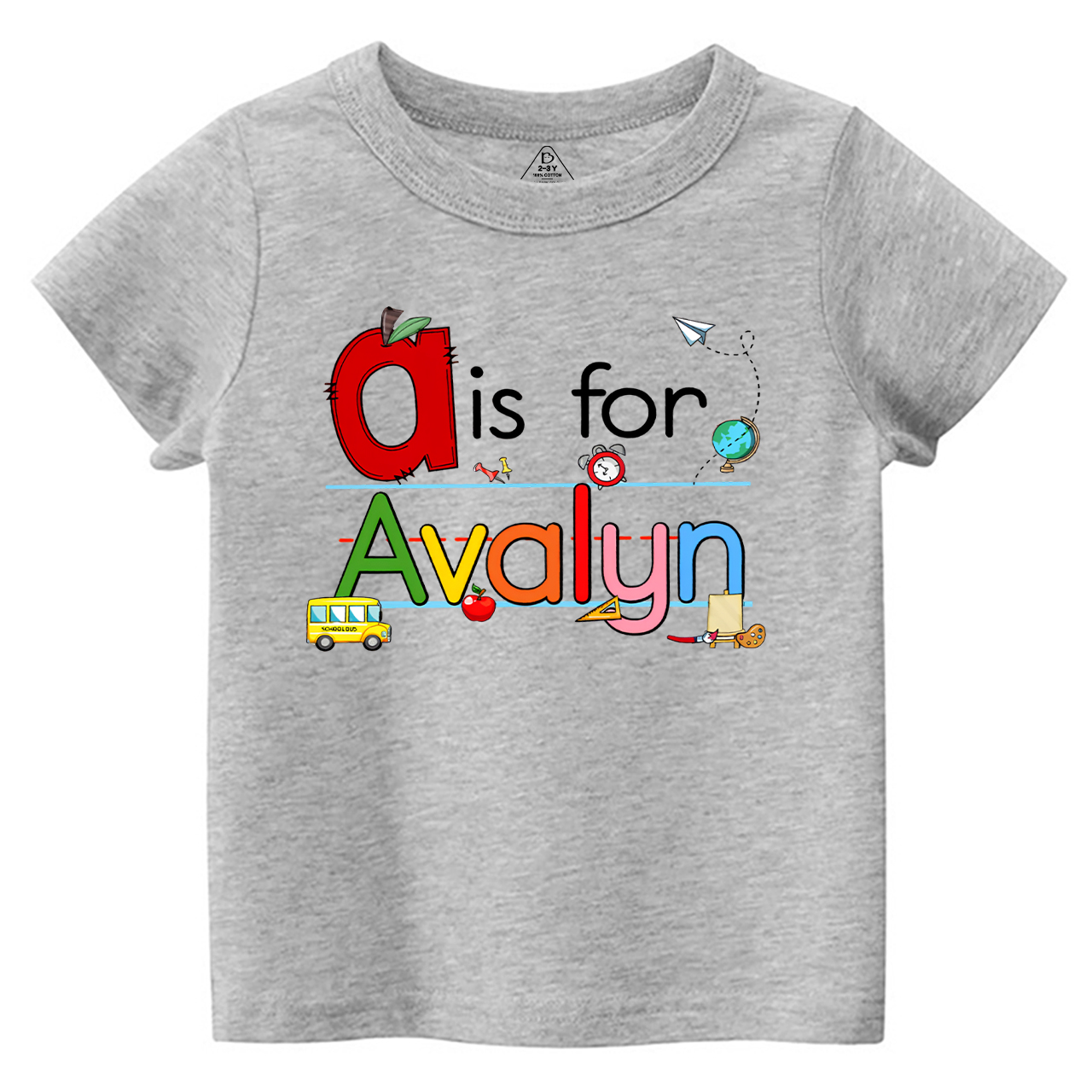 Personalized Color Name Toddler&Kid's Tees Beepumpkin