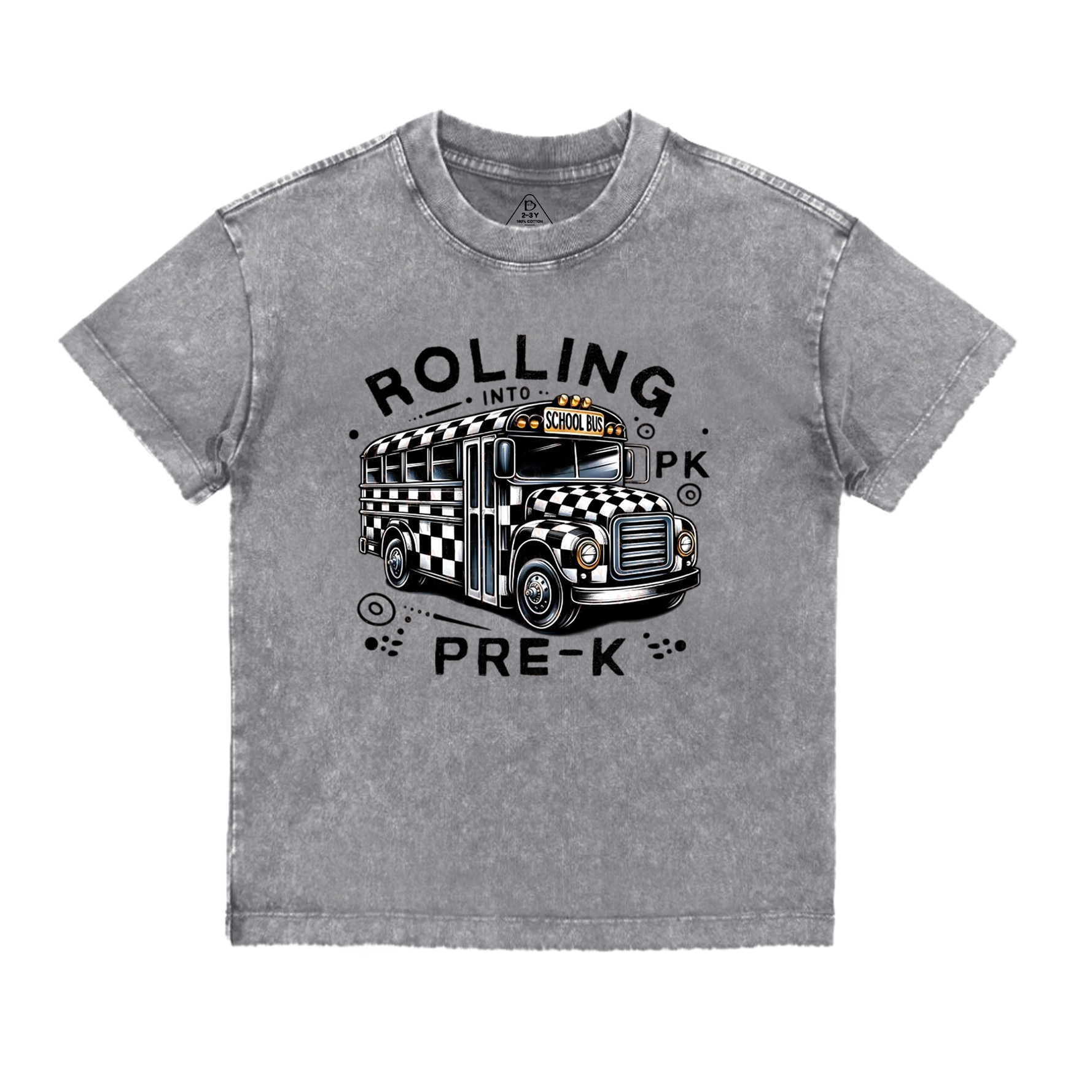 Personalized Boys First Day Of School Toddler&Kids Washed Tees