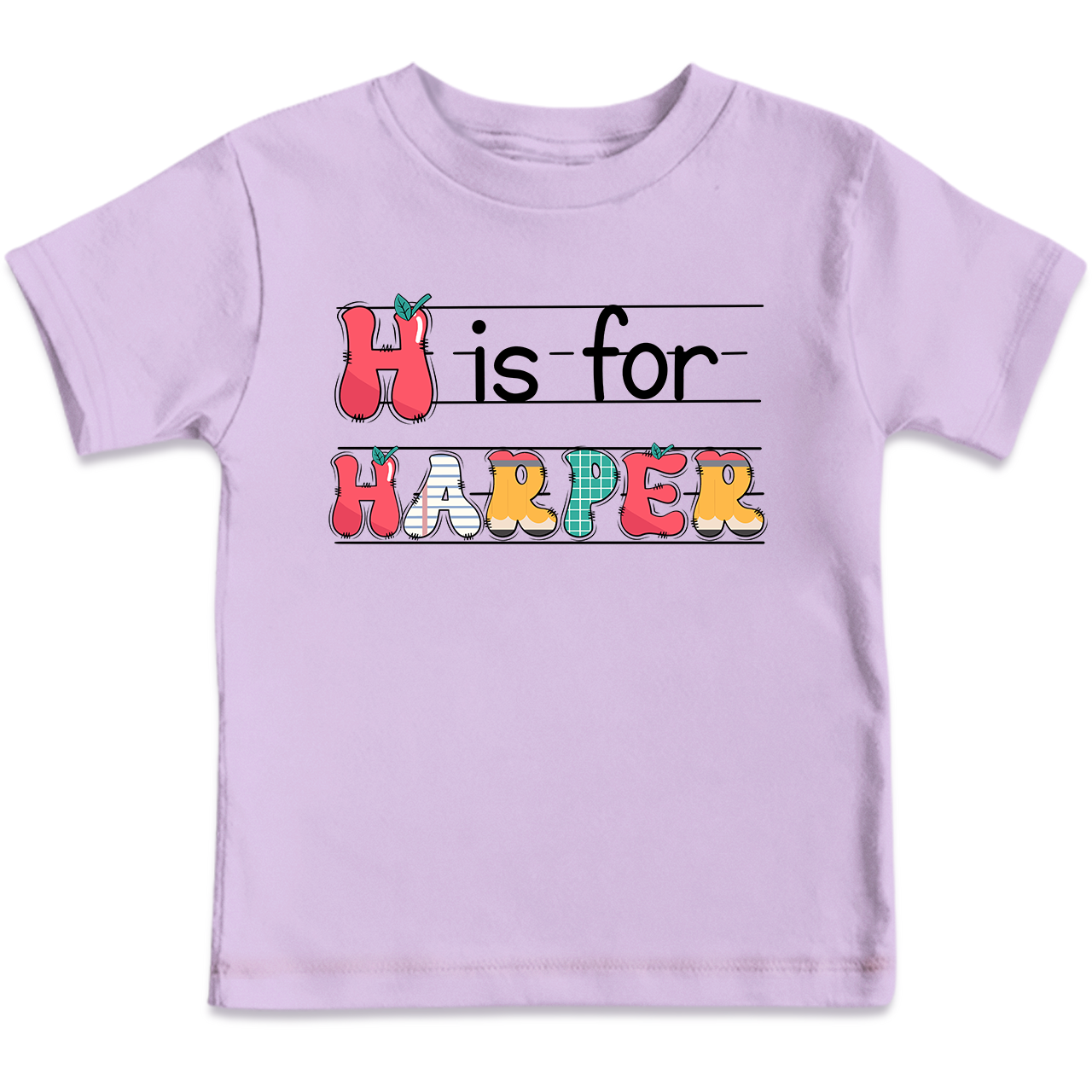 Personalized Kids Name Back To School Toddler&Kids Tees