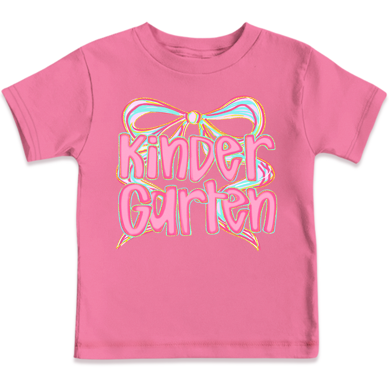 Personalized Bow Grade Toddler&Kid's Tees Beepumpkin