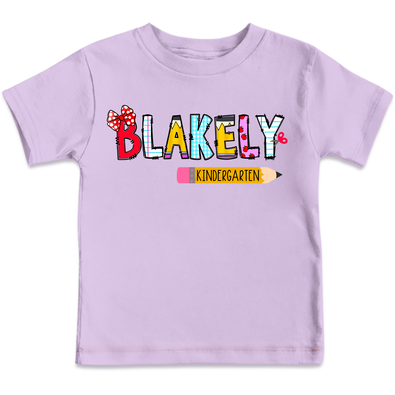 Personalized Name First Day Of School Toddler&Kid's Tees Beepumpkin 