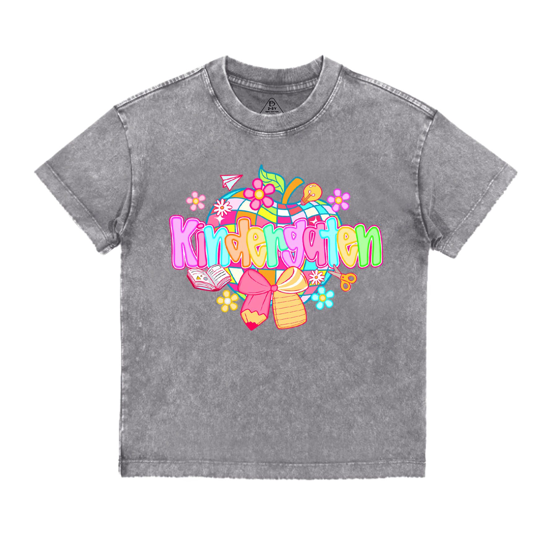 Sparkling Apple Back To School Gift Pack Toddler&Kids Washed Tees