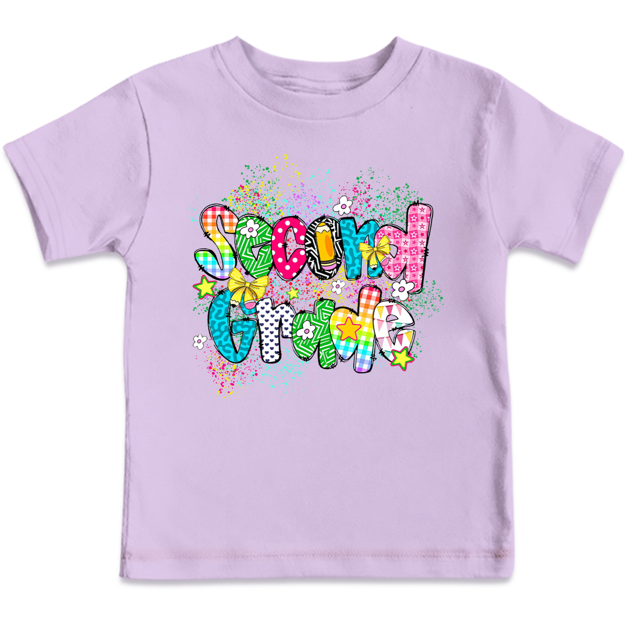 Personalized Ink splash Back To School Toddler&Kid's Tees Beepumpkin 