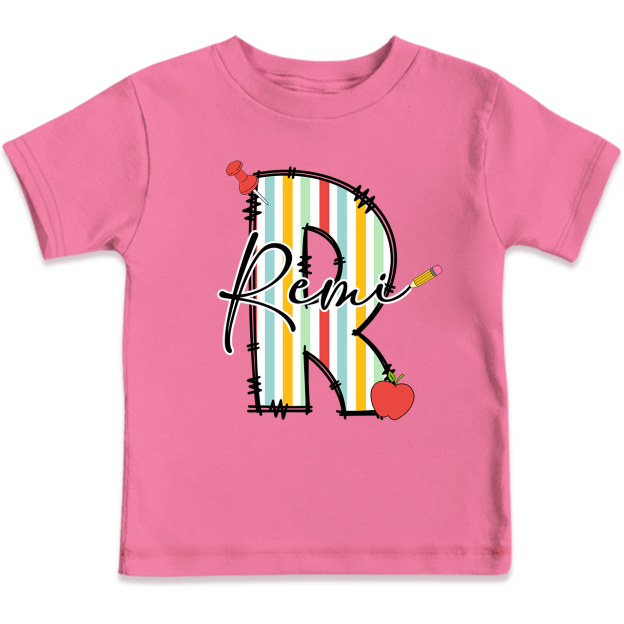Personalized Alphabet Toddler&Kid's Tees Beepumpkin