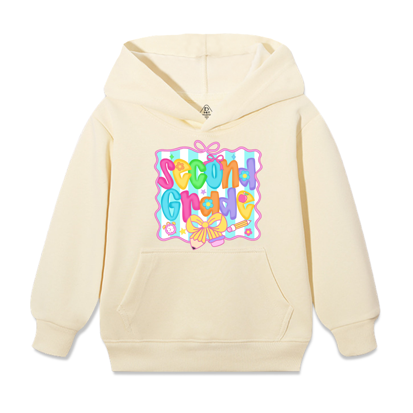 Personalized Preppy Back To School Bundle Kid's Hooded Sweatshirt Beepumpkin