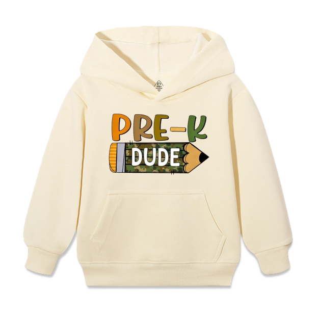 Personalized Retro Boys Preschool Kid's Hoodies Beepumpkin